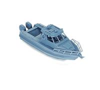 Outland Models Paysage ferroviaire Bateau de patrouille de la Garde côtière Échelle 1:87 HO