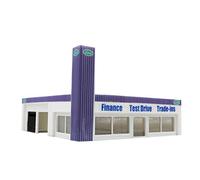 Outland Models Paysage ferroviaire Bâtiment concessionnaire automobile Échelle 1:87 HO