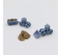 Outland Models Paysage ferroviaire de campagne tracteur avec paille Z échelle 1:220