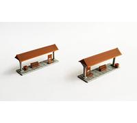 Outland Models Plateforme ferroviaire pour petits passagers - 2 échelles N