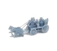 Outland Models Scenery Camion de pompiers avec pompiers Échelle 1:220 Z