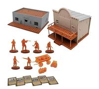 Outland Tactics War Games Miniatures Bloody West Cowboy & Terrain Ensemble échelle 28 mm