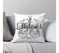 Outlander Lead Me To Lallybroch Taie d'oreiller en polyester et lin velours avec fermeture éclair