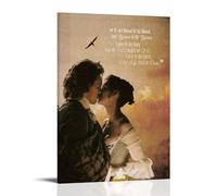 Outlander Poster avec citations décoratives sur toile, art mural, pour salon, chambre à coucher, art mural, impression d'image moderne, décoration de salle familiale, 30 x 45 cm
