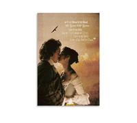 Outlander - Poster avec citations - Peinture décorative sur toile - Pour salon, chambre à coucher, chambre à coucher, décoration moderne pour salle familiale, 20 x 30 cm