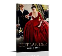 Outlander Season Lot de 2 posters décoratifs sur toile pour salon, chambre à coucher, art mural, impression d'image moderne, décoration de salle familiale, 40 x 60 cm