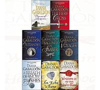 Outlander Series 8 Livres Collection (Outlander-Dragonfly in Amber-Voyager-Drums of Autumn-Fiery Cross,Breath of Snow and Ashes An Echo in the Bone-Written in My Own Hearts Blood)-En anglais