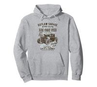 Outlaw Garage Hot Rod Custom High Speed Sweat à Capuche