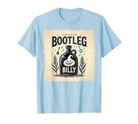 Outlaw Hillbilly Bootleg Billy Moonshine Musique T-Shirt, Homme, Bleu Céleste, XXL