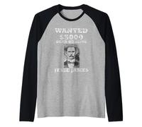 Outlaw Jesse James T-Shirt Manche Raglan
