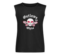 Outlaws MC Ohio Unisex Sleeveless T-Shirt Printed Tee Graphic Top Men Vest Tank Black Shirt XXL