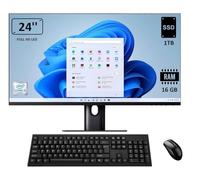 Outlet Computer - Alles-in-één - 23,8 inch scherm - Windows 11 Pro 64-bit - Full HD IPS - USB, HDMI - Webcam - Wit (CPU: i5 - RAM: 16 GB)