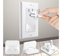 Outlet Covers Baby Proofing with Hidden Pull Handle (55 Pack) 3-Prong Child Proof Socket Covers Safety Power Outlet Plug C.