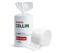 Outlet Nails Lot de 1000 Carrés d'ouate de cellulose prédécoupés de haute qualité - Idéal pour les ongles en gel / 2 rouleaux de 500 unités