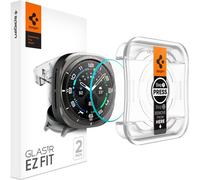 Spigen Glas.tR EZ Fit Verre Trempé pour Samsung Galaxy Watch Ultra 47mm, 2 Pièces, Kit d'installation fourni, Réponse Tactile, Résistant aux Rayures, Compatible avec les coques