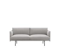 Muuto Canapé Outline 2 places Clay 12-Black