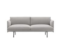 Muuto Canapé Outline 2 places Clay 12-Black