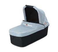 Out'n'About - Nacelle pour nouveau-né v5 - Lit pour nouveau-né avec matelas, doublure et adaptateurs, certifié sans danger pour le sommeil - Compatible avec Nipper, GT et Little Nipper Single - Gris