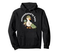 Outnumbered by Boys Funny Mom Mama Boy Mom Life Sweat à Capuche