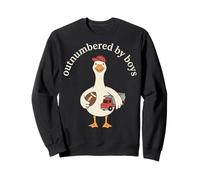 Outnumbered by Boys Funny Mom Mama Boy Mom Life Sweatshirt