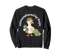 Outnumbered by Boys Funny Mom Mama Boy Mom Life Sweatshirt