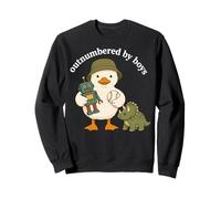 Outnumbered by Boys Funny Mom Mama Boy Mom Life Sweatshirt
