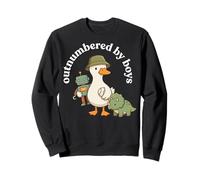 Outnumbered by Boys Funny Mom Mama Boy Mom Life Sweatshirt