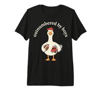 Outnumbered by Boys Funny Mom Mama Boy Mom Life T-Shirt Haut de Gamme