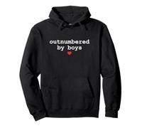 Outnumbered by Boys Mama Funny Mother’s Day Sweat à Capuche