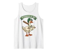Outnumbered by Boys Mom Goose Baseball Mama Débardeur