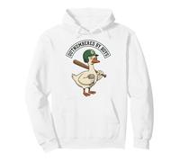 Outnumbered by Boys Mom Goose Baseball Mama Sweat à Capuche