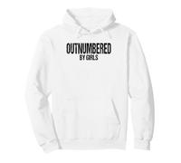 Outnumbered by Girls | Papa Drôle Papa Fille Sweat à Capuche
