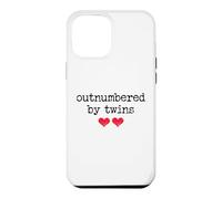 Outnumbered by Twins Boys Girls Dad Soon to Be Mom Pregnancy Coque pour iPhone 12 Pro Max