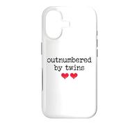 Outnumbered by Twins Boys Girls Dad Soon to Be Mom Pregnancy Coque pour iPhone 17