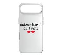 Outnumbered by Twins Boys Girls Dad Soon to Be Mom Pregnancy Coque pour iPhone Air