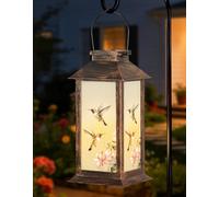 OUTONLIFE Lanterne Solaire Extérieure Étanche, Lampe Suspendue LED Colibri, Décoration Jardin en Plastique pour Cour, Terrasse, Pelouse, Chemin, Cadeau pour Femmes, Maman, Grand-Mère
