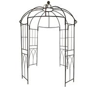 OUTOUR support pour plantes et fleurs grimpantes rieur Gazebo robuste en forme de cage à oiseaux de style français, 9 'Highx 6'6 "de large, pergola pavillon arch tonnelle plantes support