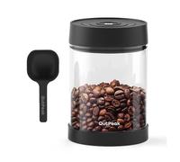OUTPEAK Neo 2025 Boîte à café automatique sous vide, 0,75 l pour grains de café de 250 ml, fonctionnement à un bouton, petite boîte à café hermétique avec cuillère, boîte