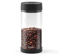 OUTPEAK Neo Boîte à café automatique sous vide, 1,35 l pour grains de café de 500 ml, fonctionnement à un bouton, grande boîte à café hermétique avec cuillère, récipient de rangement en verre (choix