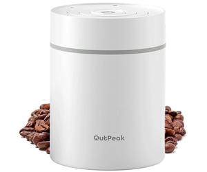OUTPEAK Neo Latest Kilo - Boîte à café sous vide automatique, capacité de 1,5 L pour 500 g de grains de café, fonctionnement à un bouton, récipient de stockage de café en acier inoxydable avec
