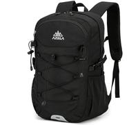 Outplea 20L Sac à Dos Randonnée Confortable Homme Femme, Petit Sac à Dos Voyage, Sacs a Dos Sport Léger, Sacs a Dos Trekking pour Camping Loisir, Noir