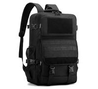 Outplea Sac à dos militaire 25 l pour homme, sac à dos tactique avec système MOLLE, sac à dos d'urgence en plein air, sac à dos de survie, sac à dos EDC résistant pour randonnée, camping, trekking