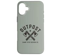 Outpost Outdoors Hatchet Logo Coque pour iPhone 16 Plus