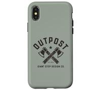 Outpost Outdoors Hatchet Logo Coque pour iPhone X/XS