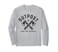 Outpost Outdoors Hatchet Logo Manche Longue