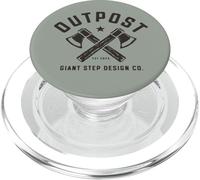 Outpost Outdoors Hatchet Logo PopSockets PopGrip pour MagSafe