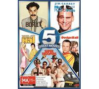 Outrageous Comedy 5-Pack [Borat + Me, Myself and Irene + Shallow Hal + DodgeBall + Super Troopers] [NON-USA Format / PAL / Region 4 Import - Australia]