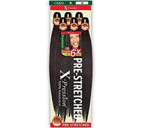 Outre X-Pression 2T1B/30 Ultra Braid 52 Lot de 6 extensions pré-étirées