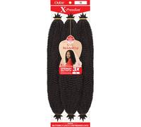Outre Lot de 3 tresses à crochet X-PPression Twisted Up Springy Afro Twist 61 cm (1 paquet, 1B)