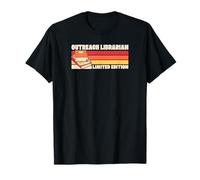 Outreach Librarian Édition limitée Retro Library Esthétique T-Shirt